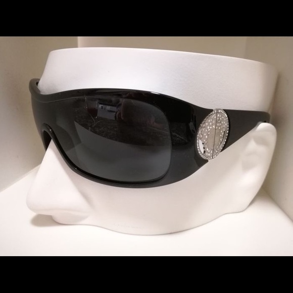 Black 100% Authentic Versace Sunglasses 4143-B Retired,...